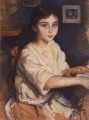 幼少期のオイ・リバコワの肖像画 1923年 ロシア